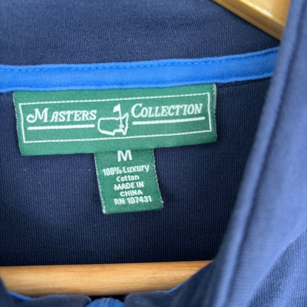 Masters Collection Pullover Sweater Medium Blue 1… - image 3